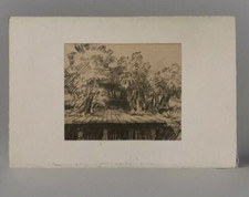 Tableau ancien paysage