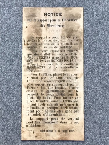 Notice sur support pour - notice,