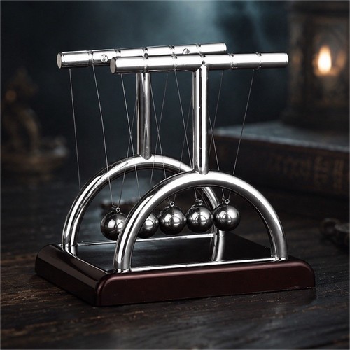 Figurine pendule newton - de,