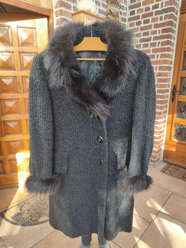 Manteau long astrakan - long,