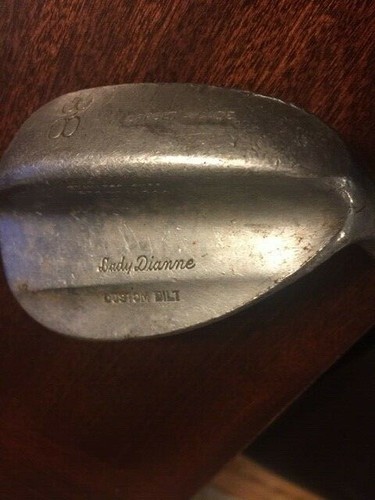 Antique vintage golf club lady - antique,