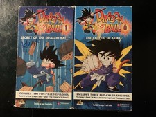 Vintage Dragon Ball VHS Tapes Legend Of Goku And Secret Of The Dragon Ball