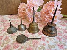 Lot 5 Burettes Huile Machine