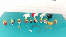 Lot figurines lego moyen âge ancien castle chevaliers kingdom leo lion