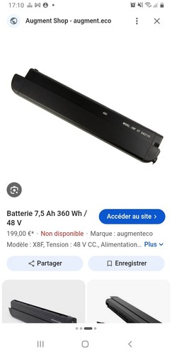 Batterie trotinette augment - batterie,