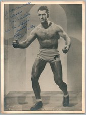 1939 Ray Aslan Wrestler Catch Photo Old Autographed Wrestling Lotta Ringen