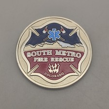 Colorado South Metro Fire Rescue Training Bureau Challenge Coin