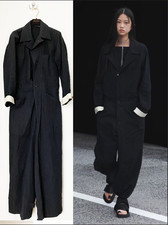 AMAZING RUNWAY  YOHJI YAMAMOTO  BLACK  ALL IN ONE JUMPSUIT
