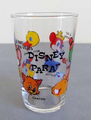 Verre moutarde disney - moutarde,