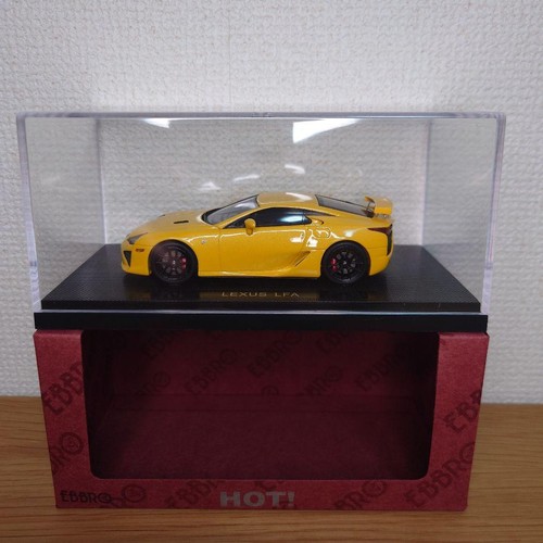 Ebbro lexus lfa yellow - lexus,