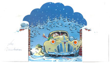 BOSSCHAERT - RARISSIME CARTE DE VOEUX 1986 / A DEUX VOLETS !)