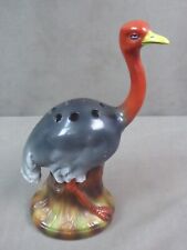 Porcelain FLOWER PICKERS, OSTRICH DECOR.