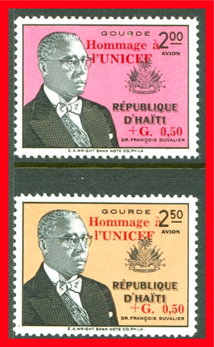 Haiti air post semi postal - post,