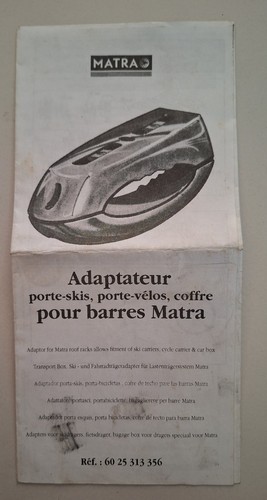 Adaptateurs barre toit - adaptateurs, de