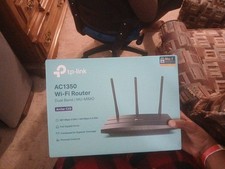 WI-Fi Router 867 Mbps 5 GHz And 2.4 GHZ And Has 3 Antennas For Superior Coverage