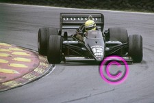 Racing Original 35mm SLIDE F1 Ayrton Senna - Lotus 97T 1985 Europe Formula 1