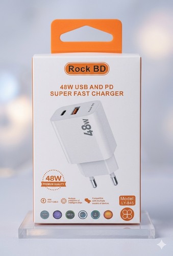 Chargeur rapide 48w rock - rapide, bd