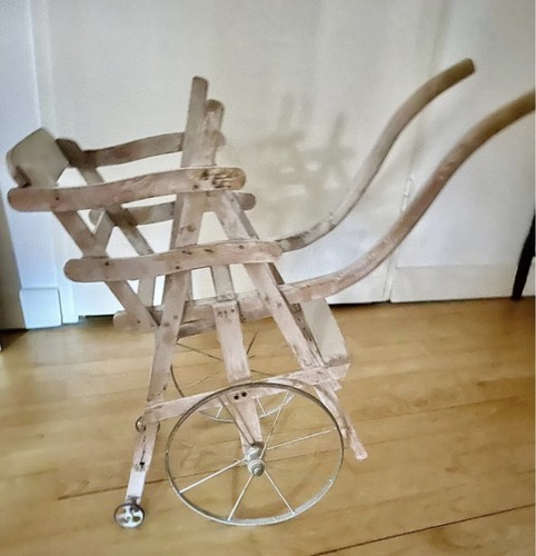 Ancienne poussette poupée - poussette,