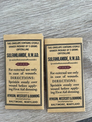 Sachet sulfanilamide ww2 - de,