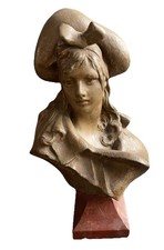 Buste de jeune Révolutionnaire en Régule signé NELSON