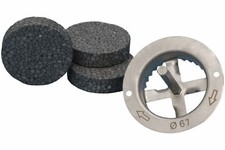 Styrofoam Rondelle Graphite