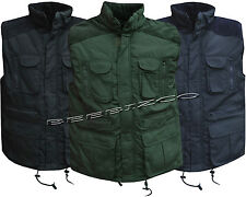 Mens 13 Pocket Lined Padded Gilet Bodywarmer Body Coat Country Hunting Shooting