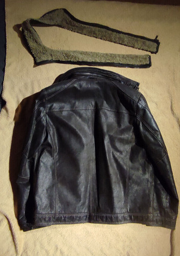 Blouson veste vrai - , cuir