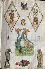 CHROMOS WAFFLES 19TH CENTURY VARIOUS ALBUM PAGE + VINCK CHOCOLATE