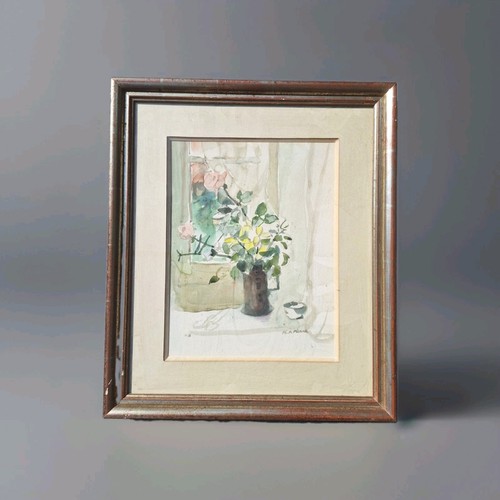 Antique still life watercolor - still,