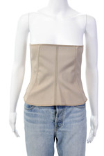 Squeem Womens Hook Closure Strapless Corset Blush Size M