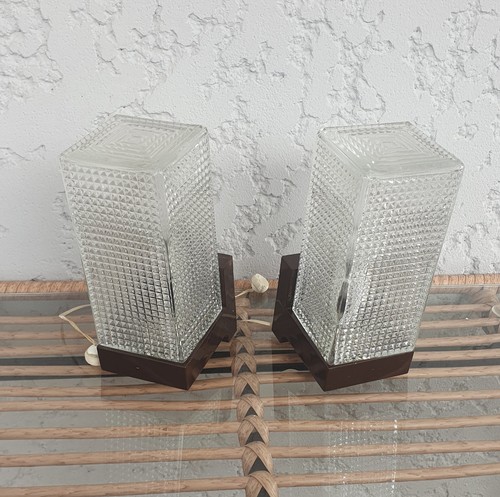 Rare ancienne paire lampes - ancienne,
