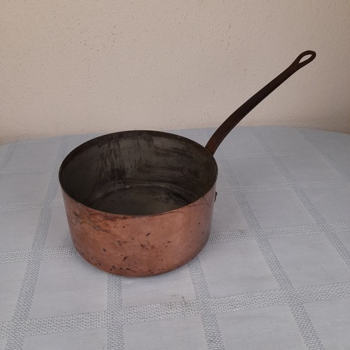 Ancienne casserole cuivre - casserole,