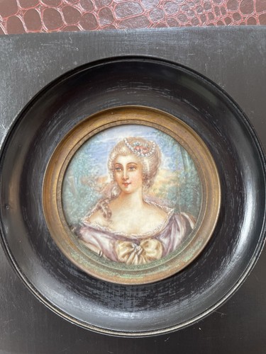 Miniature portrait femme - portrait,