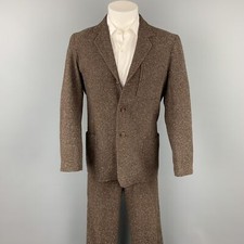 Costume À Revers En Mélange