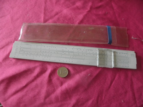 Règle calcul vintage - a,
