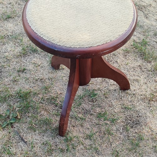 Tabouret rond bois assise - rond, bois,