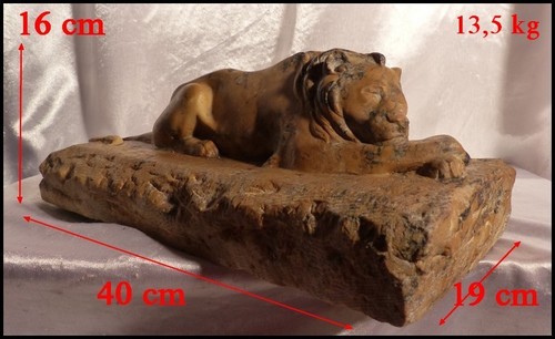 Paul clavelin lion couché - clavelin, couché"