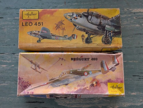 Lot maquettes heller - de,