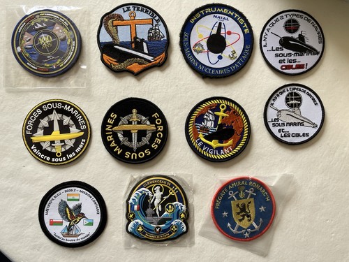 Patch sous marins français - marins,