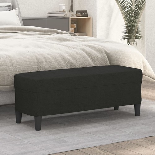 Banc noir 100x35x41 - banc,