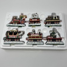 Vintage Danbury Mint Coca-Cola Christmas Express Train Holiday Decorative 1998