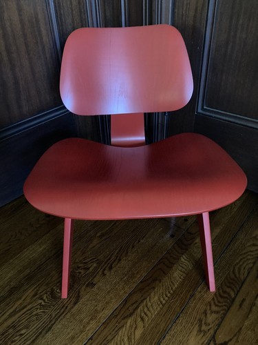 Eames lcw chair red - eames,