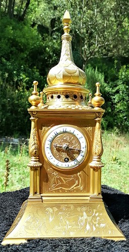 Horloge bronze planchon - planchon, palais