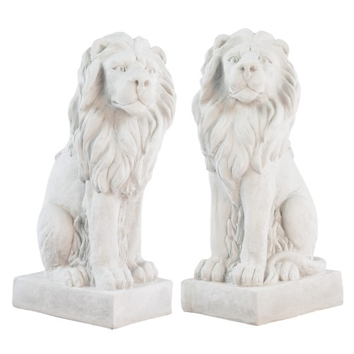Couple lion statue - couple,