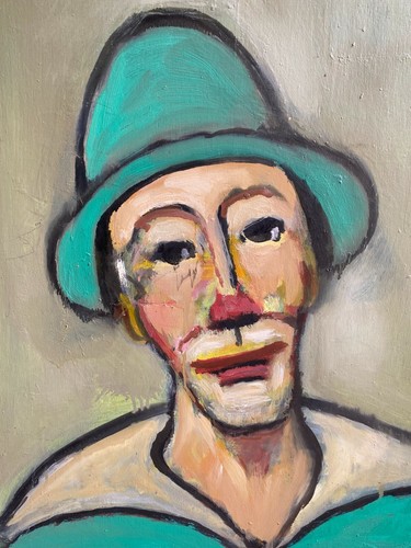 Portrait clown peinture - &, &