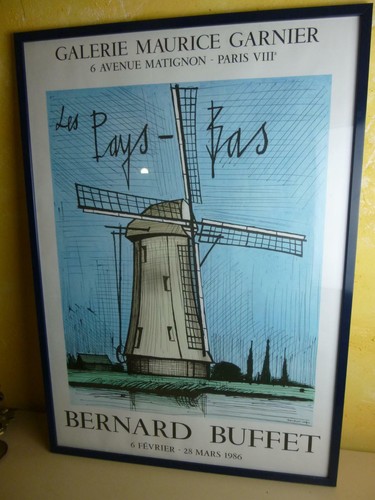 Affiche lithographie bernard - lithographie,