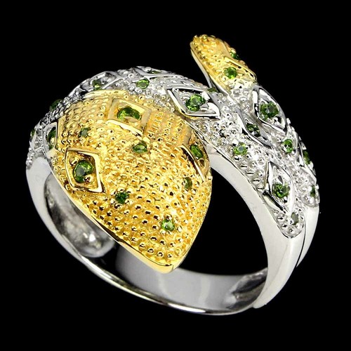 925 bague argent rond - en,