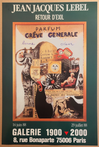 Jean jacques lebel affiche - lebel,