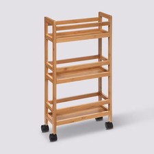 Desserte Roulante en Bambou