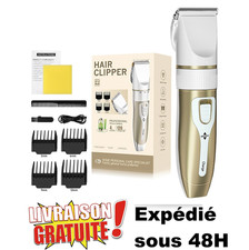 Tondeuse Homme Professionnelle Sans Fil Coupe Précise LED Autonomie Longue